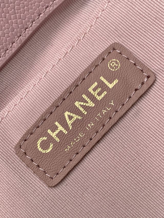 CC original grained calfskin backpack AS3860 pink