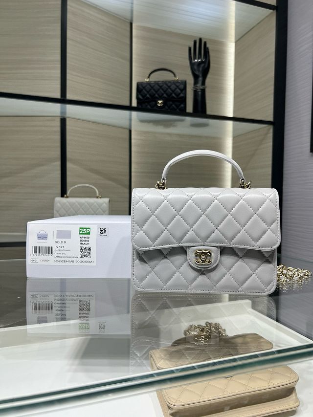 CC original lambskin mini backpack AP4450 grey