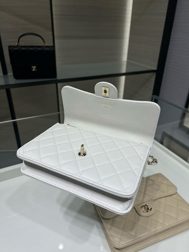 CC original lambskin mini backpack AP4450 white