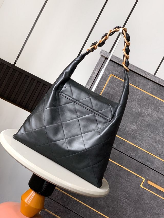 CC original calfskin large hobo bag AS54000 black
