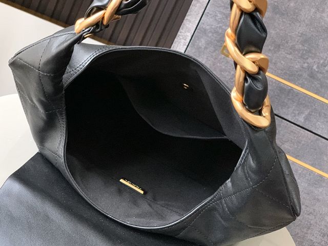 CC original calfskin large hobo bag AS54000 black