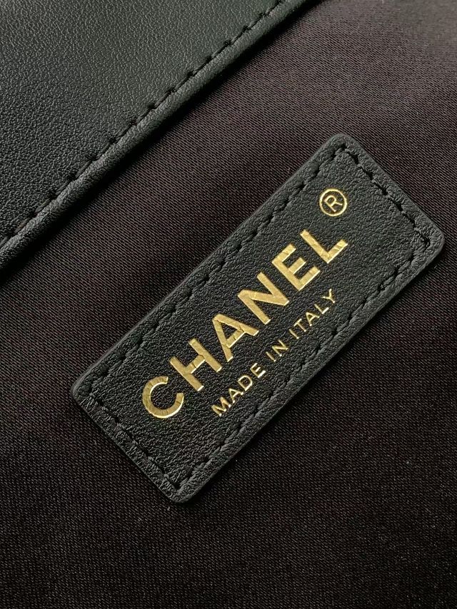 CC original calfskin maxi shopping bag AS5463 black