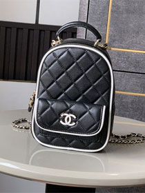 CC original lambskin mini backpack AP4514 black
