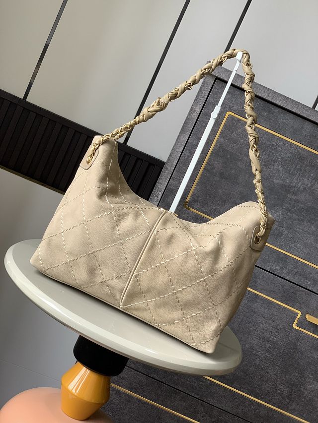 CC original suede hobo bag AS0504 beige