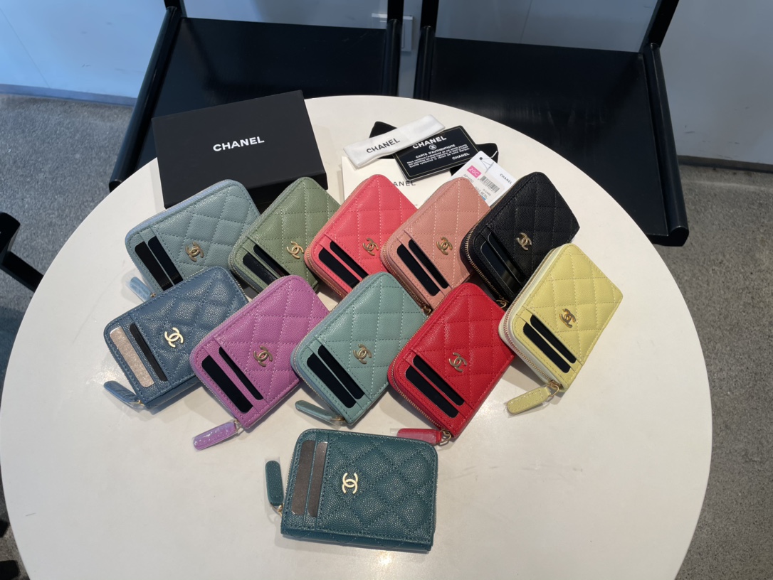 CC original grained calfskin card holder AP1650 