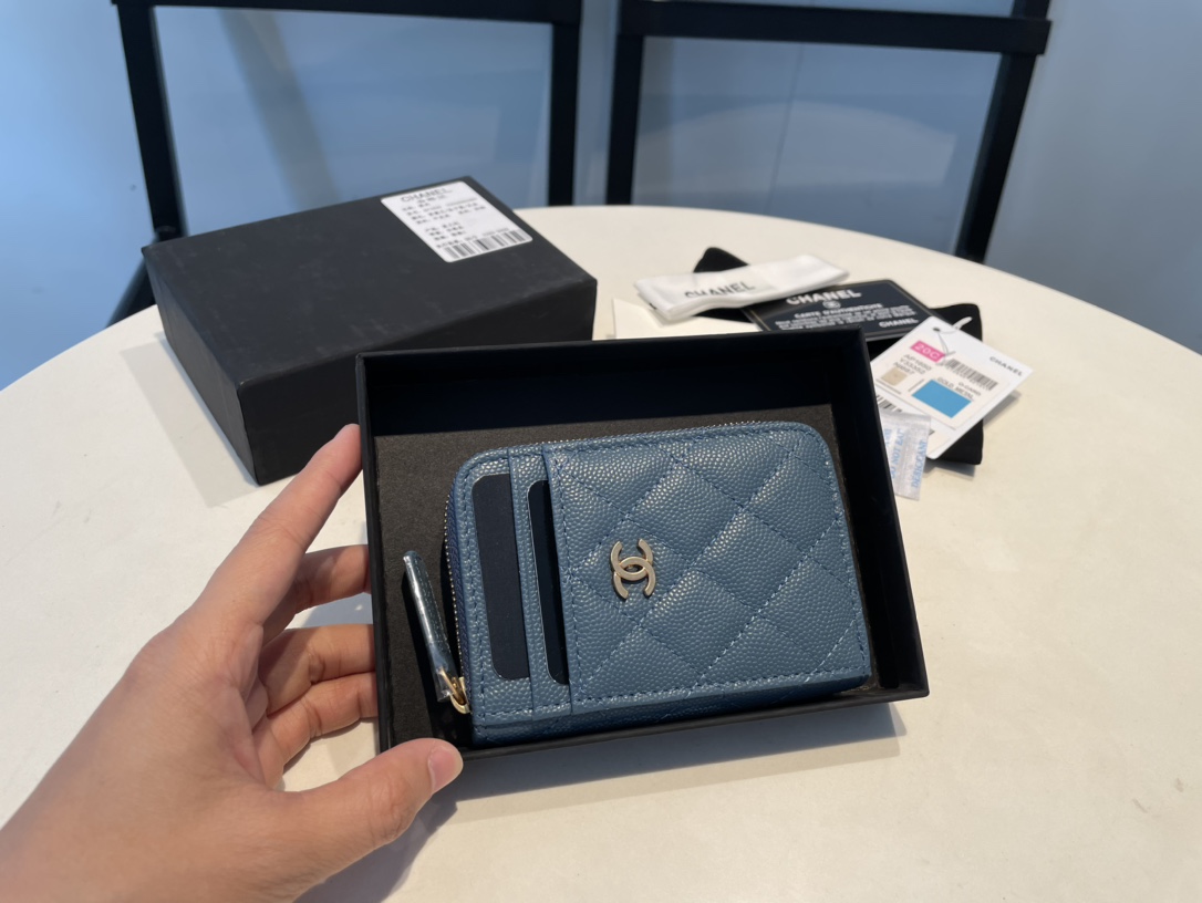 CC original grained calfskin card holder AP1650 