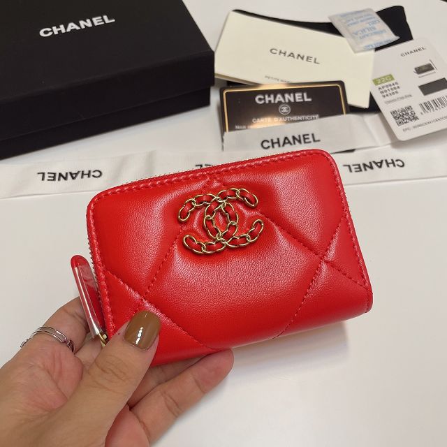 CC original lambskin card holder AP0945