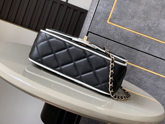 CC original lambskin mini flap bag AS5151 black