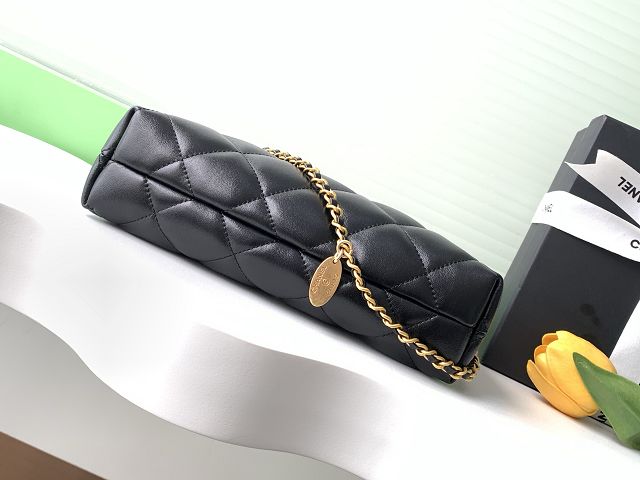 CC original lambskin small hobo bag AS5528 black