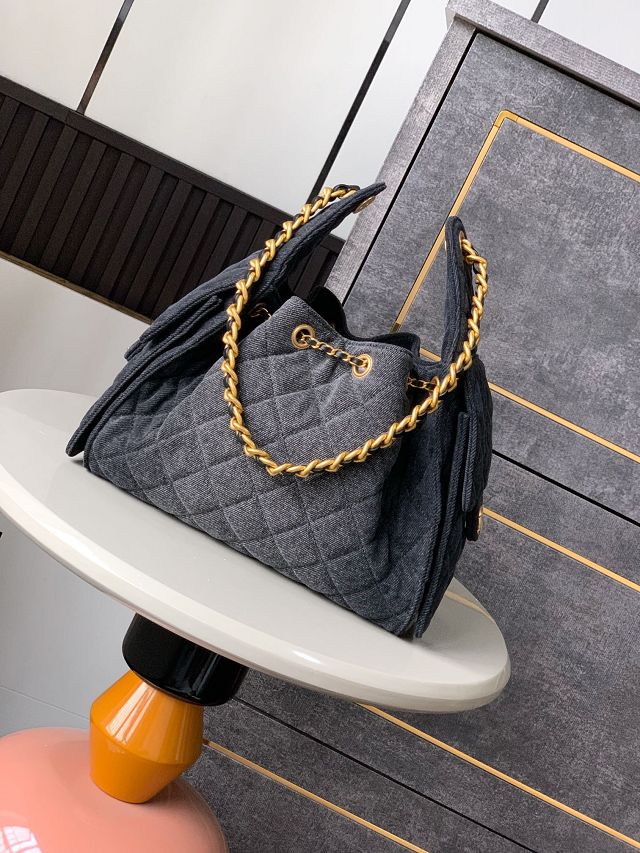 CC original denim 25 small handbag AS5293 black