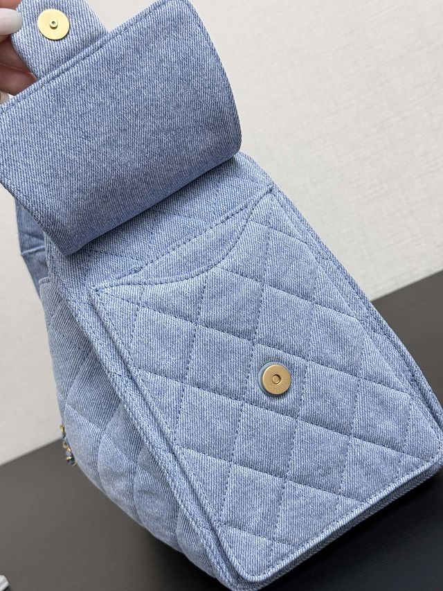 CC original denim 25 small handbag AS5293 blue