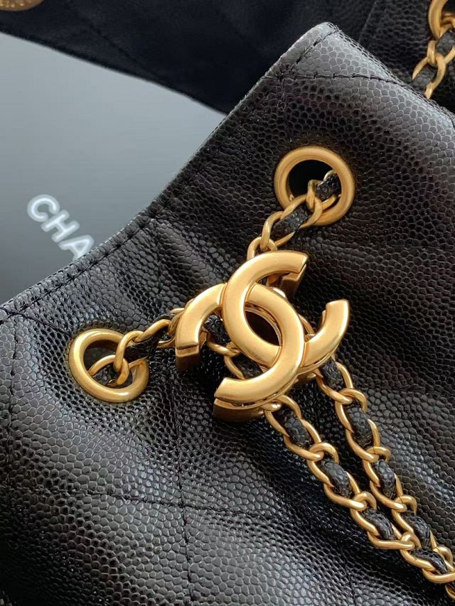 CC original grained calfskin 25 small handbag AS5293 black