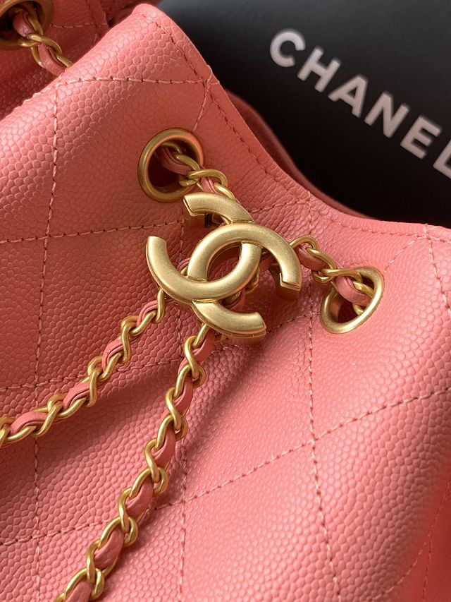 CC original grained calfskin 25 small handbag AS5293 hot pink