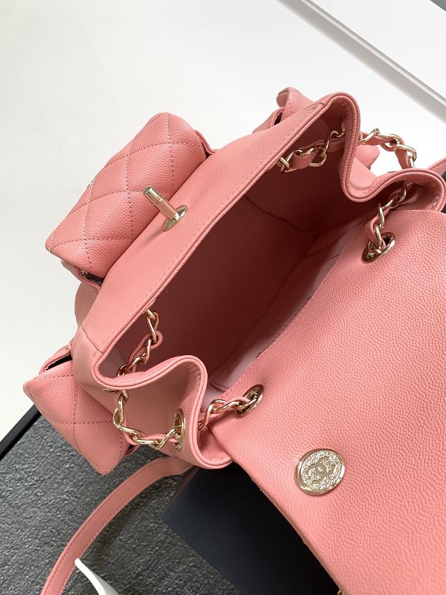 CC original grained calfskin backpack AS3860 pink