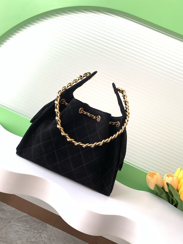 CC original suede 25 small handbag AS5293 black