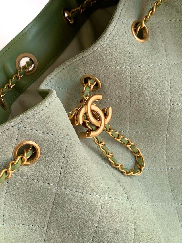 CC original suede 25 small handbag AS5293 light green