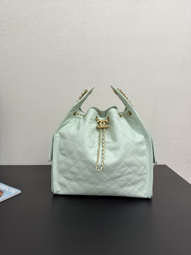 CC original grained calfskin 25 medium handbag AS5311 light green