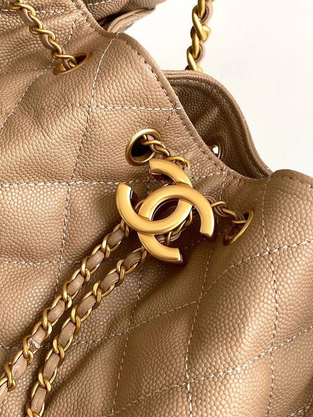 CC original grained calfskin 25 medium handbag AS5311 apricot