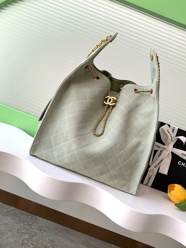 CC original suede 25 medium handbag AS5311 light green