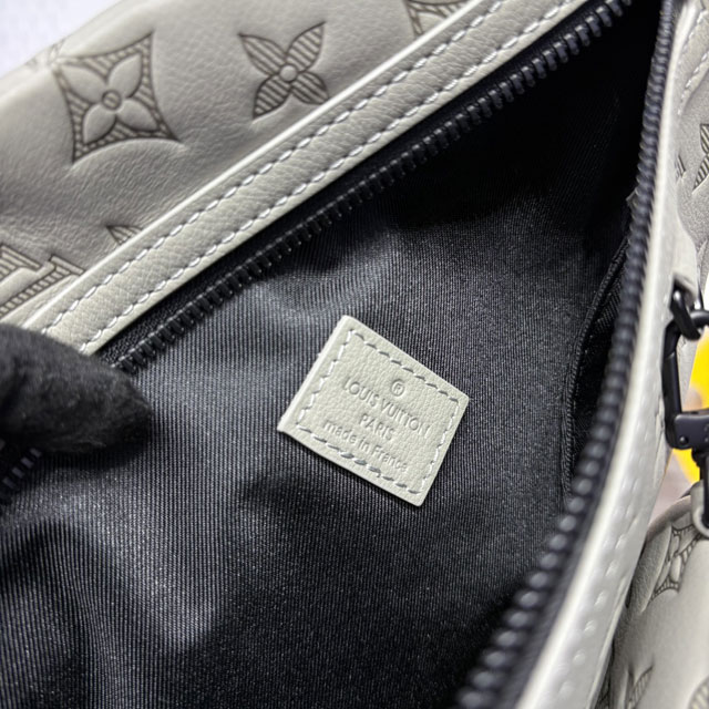 Louis vuitton original calfskin duo slingbag M14916 grey