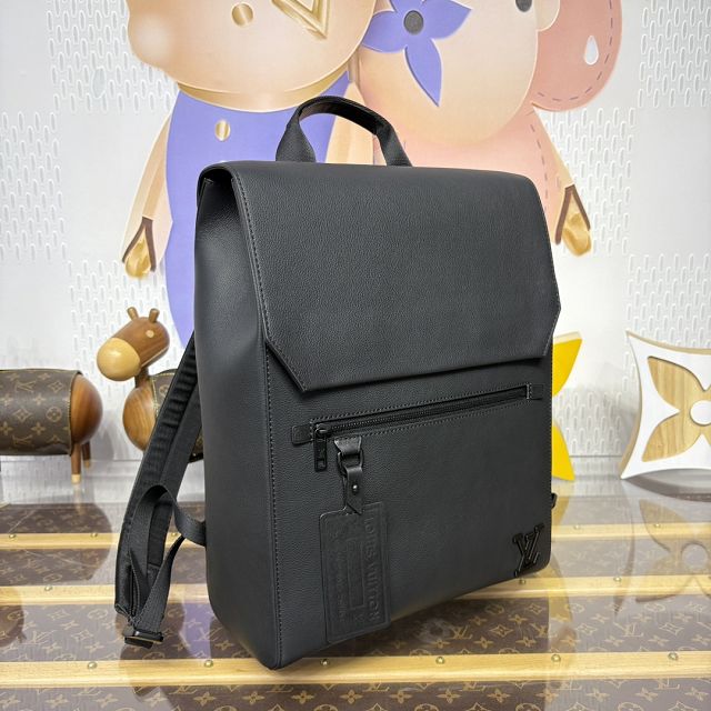 Louis vuitton original calfskin fastline backpack M21367 black