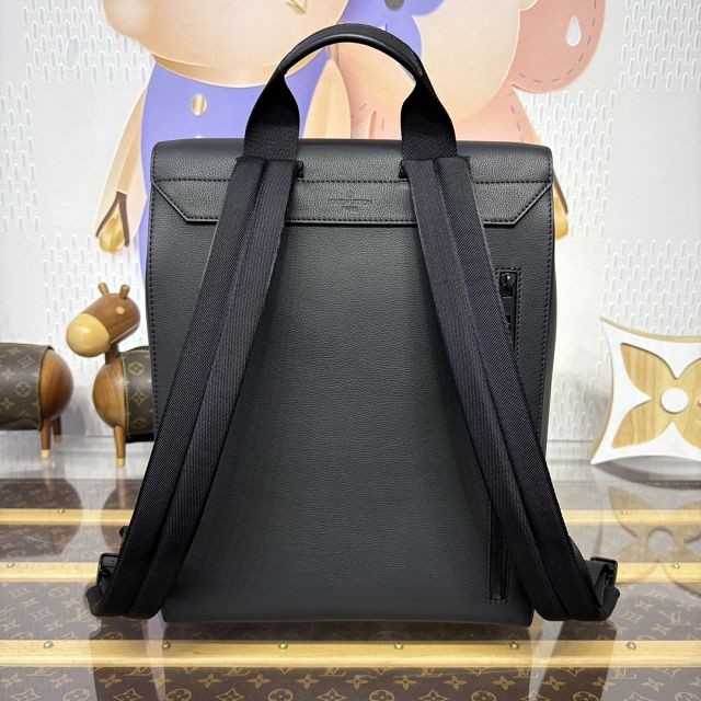 Louis vuitton original calfskin fastline backpack M21367 black