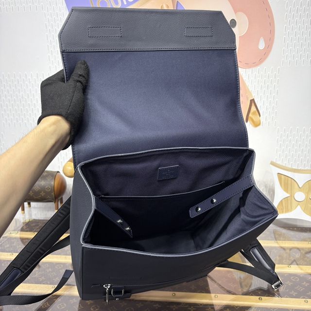 Louis vuitton original calfskin fastline backpack M21367 blue