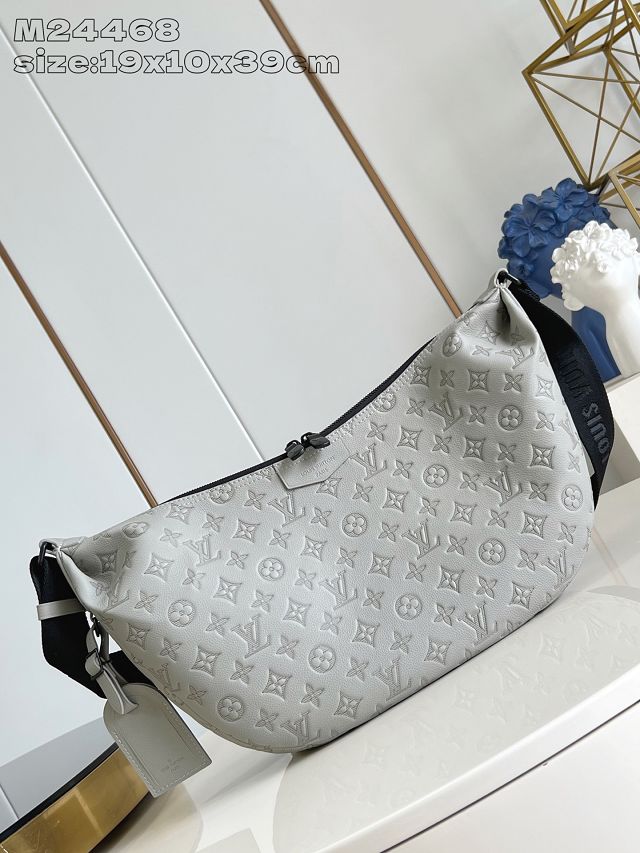Louis vuitton original calfskin hobo hamac bag M24468 grey