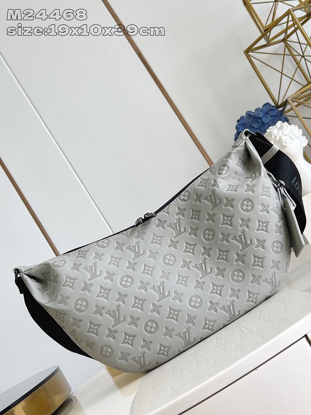 Louis vuitton original calfskin hobo hamac bag M24468 grey