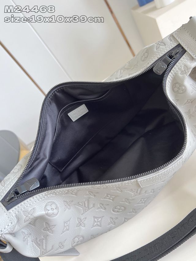 Louis vuitton original calfskin hobo hamac bag M24468 grey