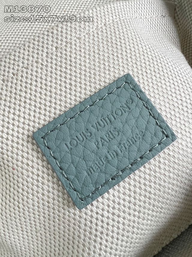 Louis vuitton original calfskin soul trunk M13870 water green