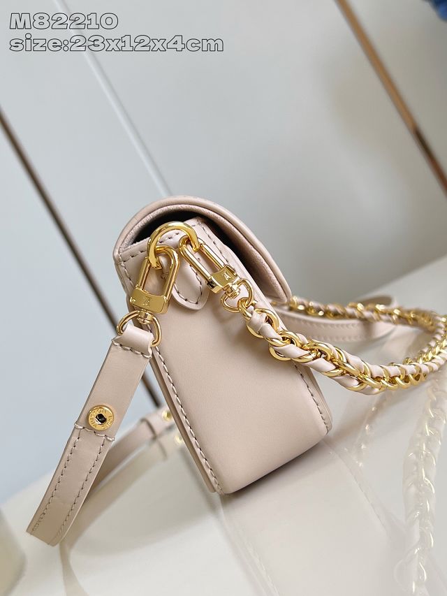 Louis vuitton original calfskin wallet on chain Ivy M14714 biscuit 