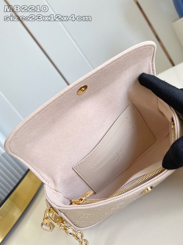 Louis vuitton original calfskin wallet on chain Ivy M14714 biscuit 