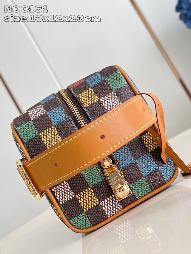 Louis vuitton original damier ebene locker dopp kit N00151