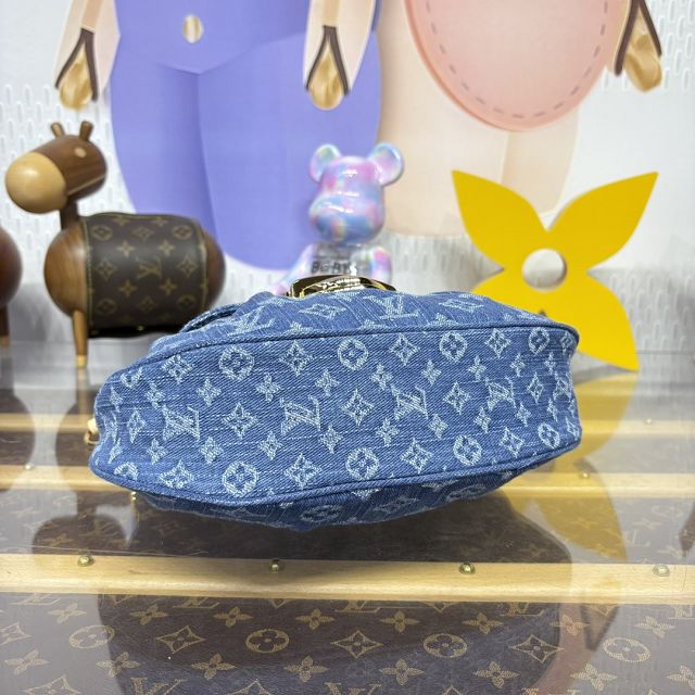Louis vuitton original denim sunset bag M46829 blue