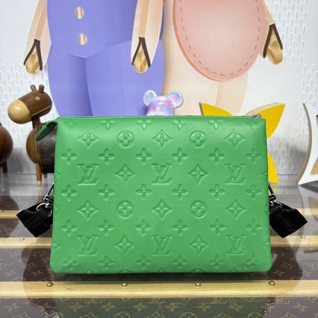 Louis vuitton original lambskin coussin pm bag M20760 green