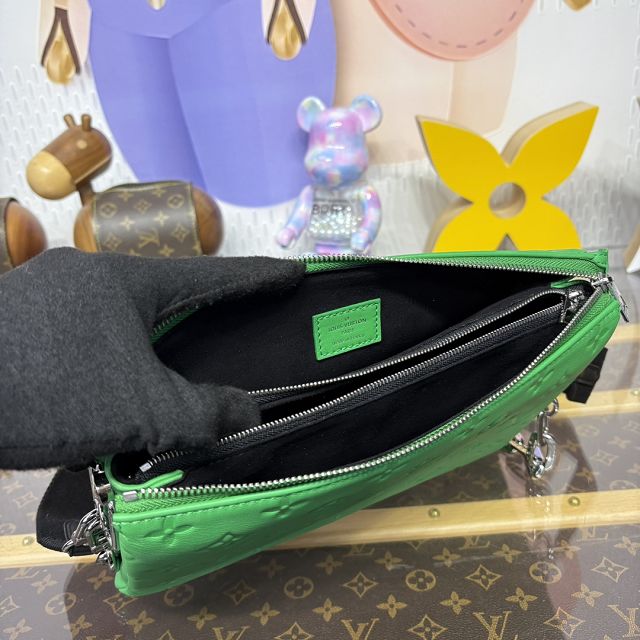 Louis vuitton original lambskin coussin pm bag M20760 green