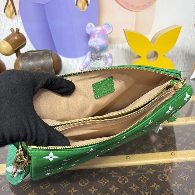 Louis vuitton original lambskin coussin pm bag M20843 green