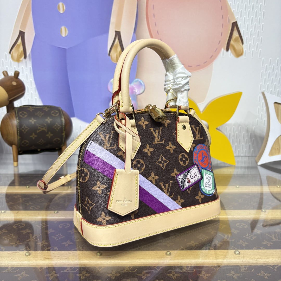 Louis vuitton original monogram canvas alma BB handbag P01917