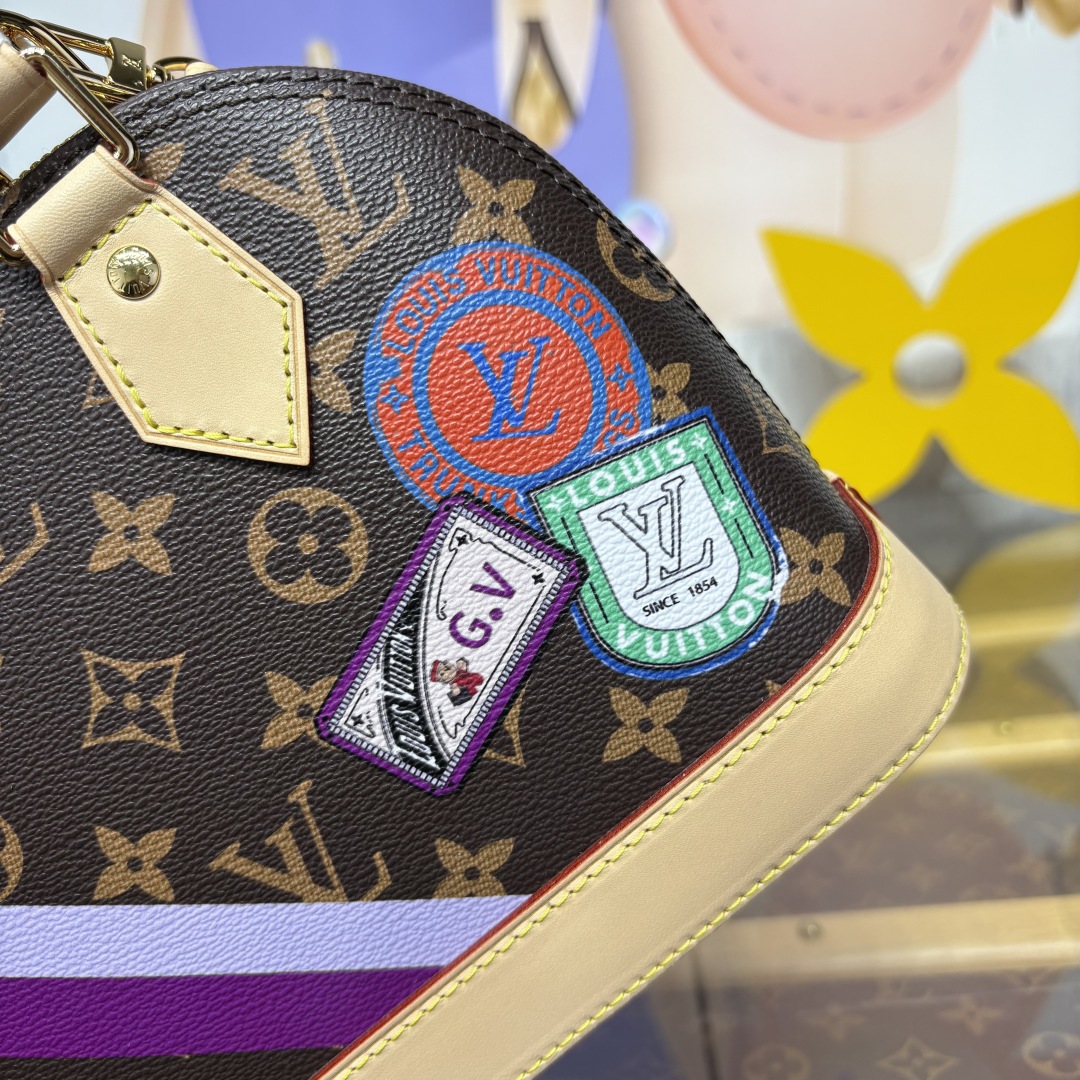 Louis vuitton original monogram canvas alma BB handbag P01917