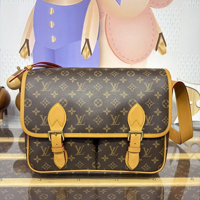 Louis vuitton original monogram canvas satchel messenger bag M14723