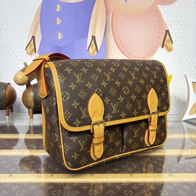 Louis vuitton original monogram canvas satchel messenger bag M14723