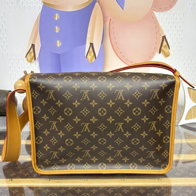 Louis vuitton original monogram canvas satchel messenger bag M14723