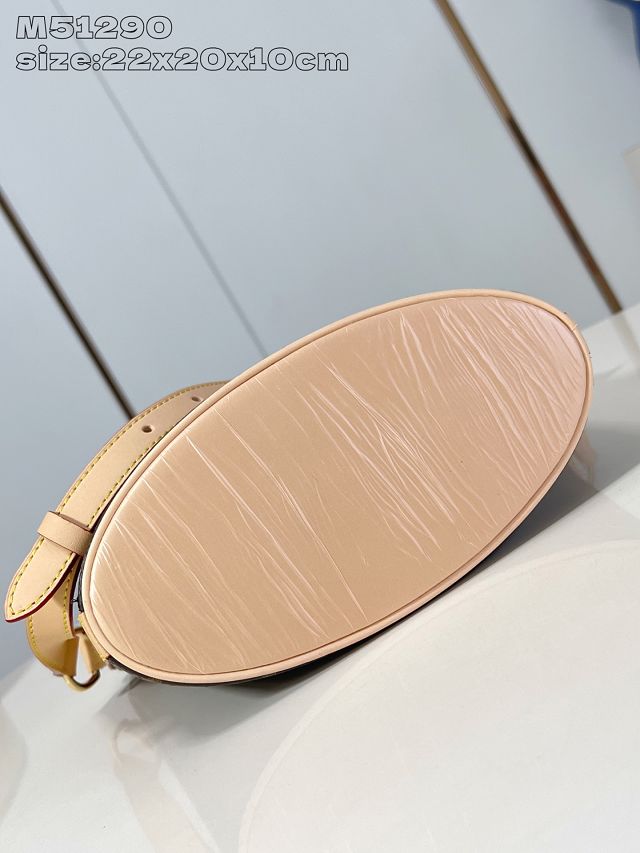 Louis vuitton monogram canvas bucket noe M51290 blue