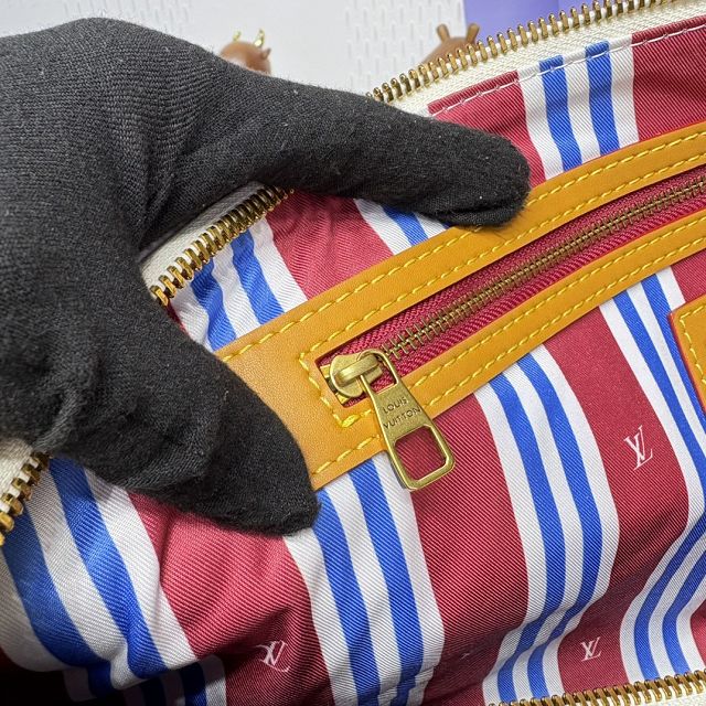 Louis vuitton monogram canvas keepall 45 M14838 white