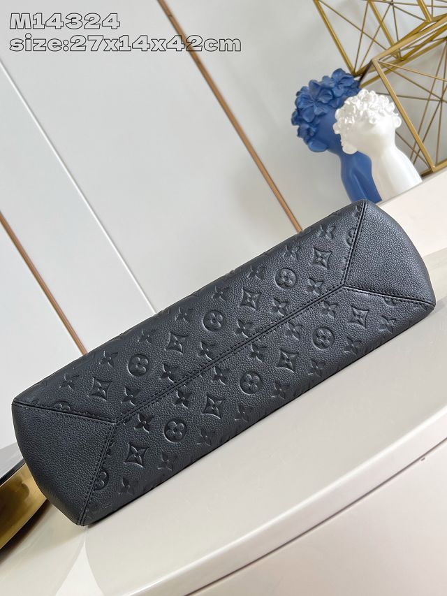 Louis vuitton original calfskin anytime MM M14324 black 