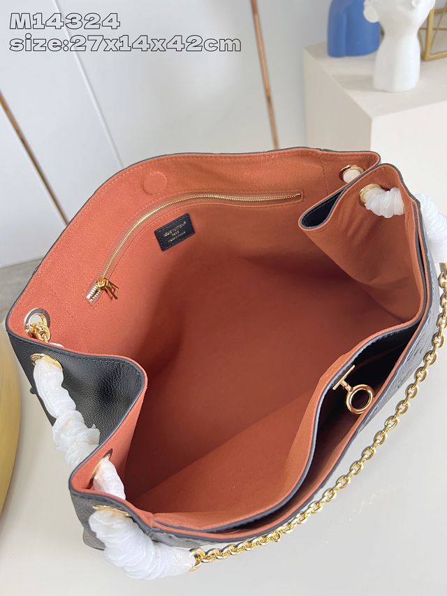 Louis vuitton original calfskin anytime MM M14324 black 