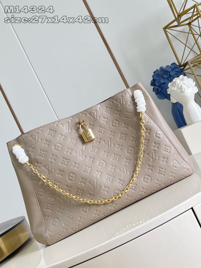 Louis vuitton original calfskin anytime MM M14658 grey