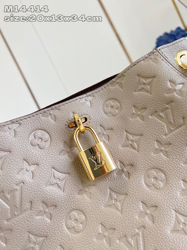 Louis vuitton original calfskin anytime PM M14659 grey