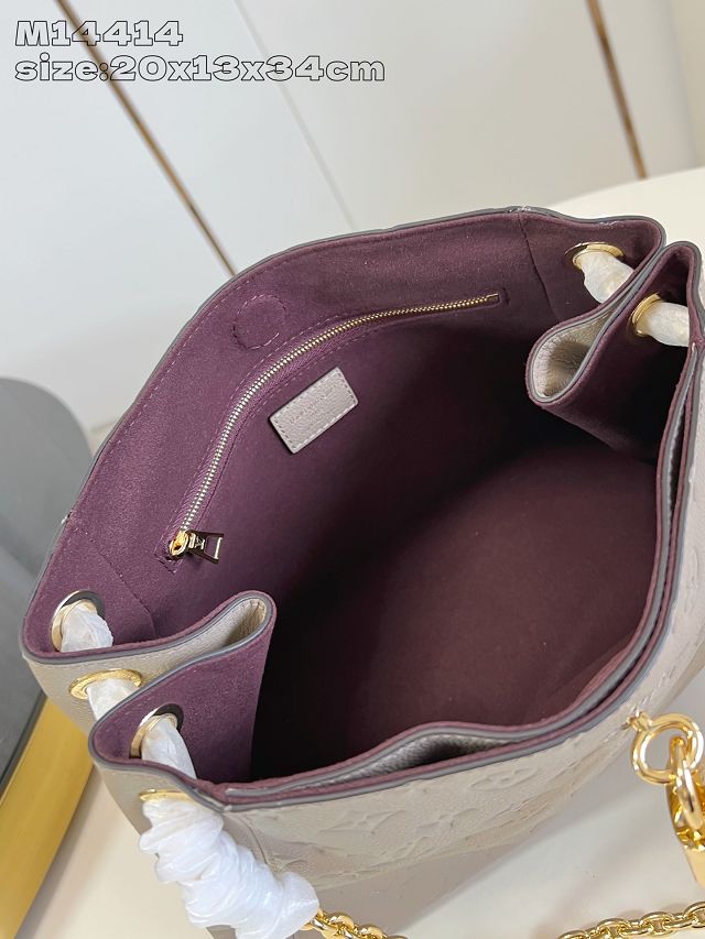 Louis vuitton original calfskin anytime PM M14659 grey